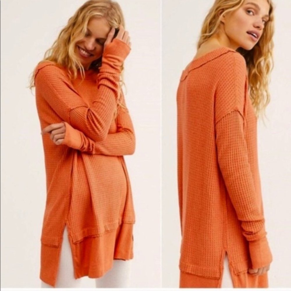 Free People North Shore Thermal Tunic S/M NWT - Picture 2 of 6